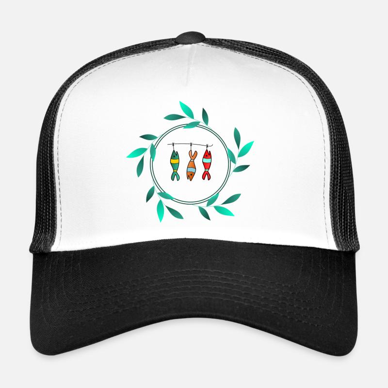 SARDINE. FISH. APRIL FOOL. EASTER. SEA Trucker Cap