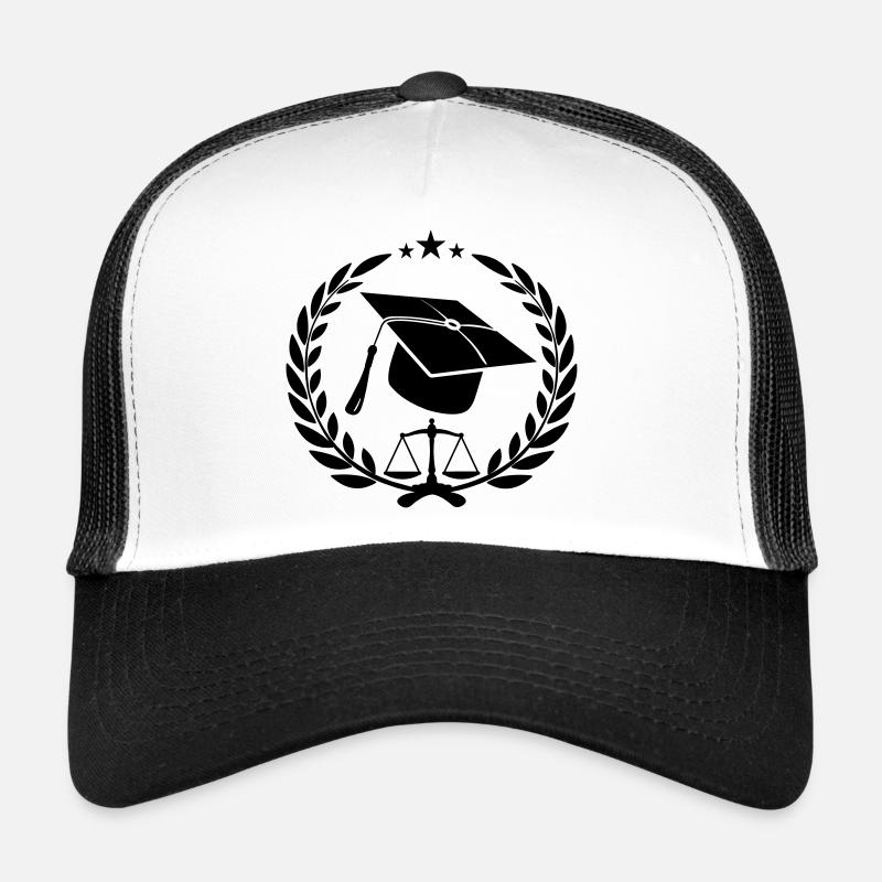 Logo de casquette réussie dans une couronne de laurier Casquette trucker 