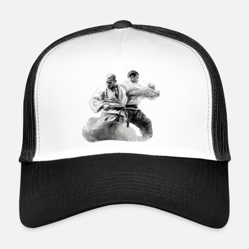 2 Jiu Jitso Fighter Gift Trucker Cap