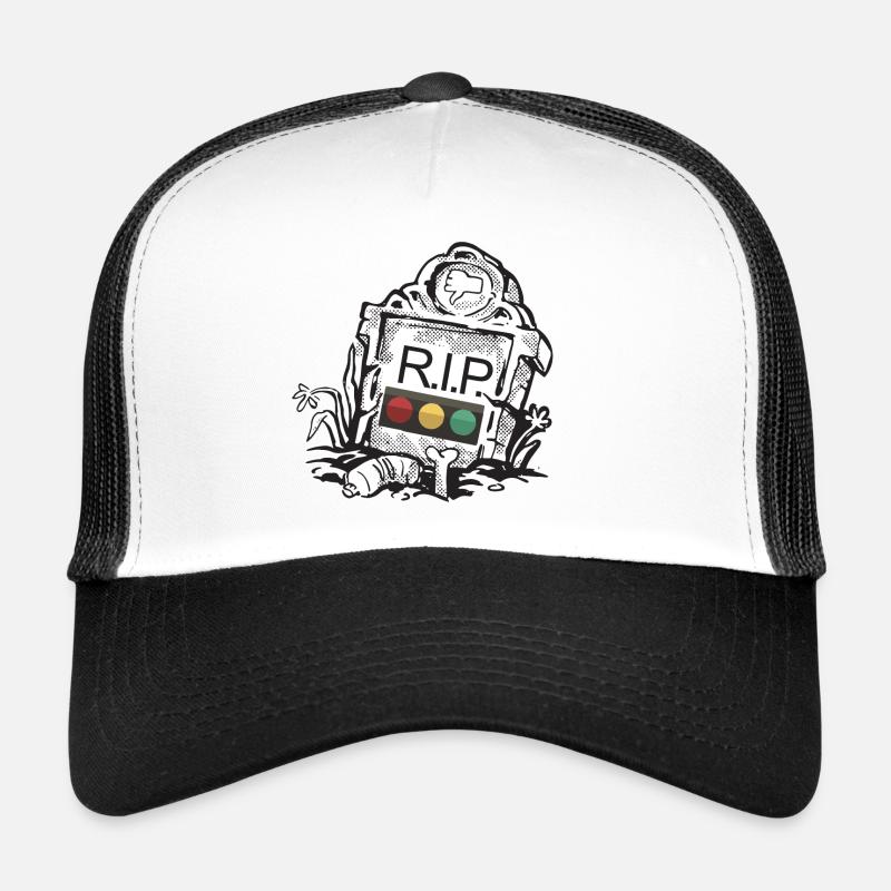 Feu tricolore reposer en toute tranquillité RIP Casquette trucker 