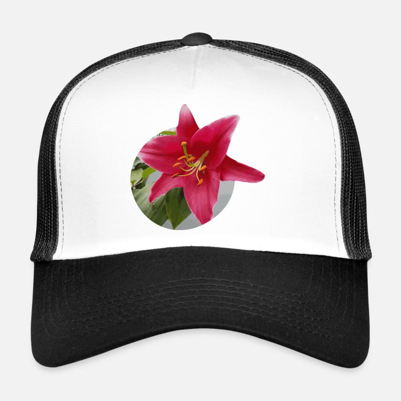 Lily2 - Trucker Cap - white/black