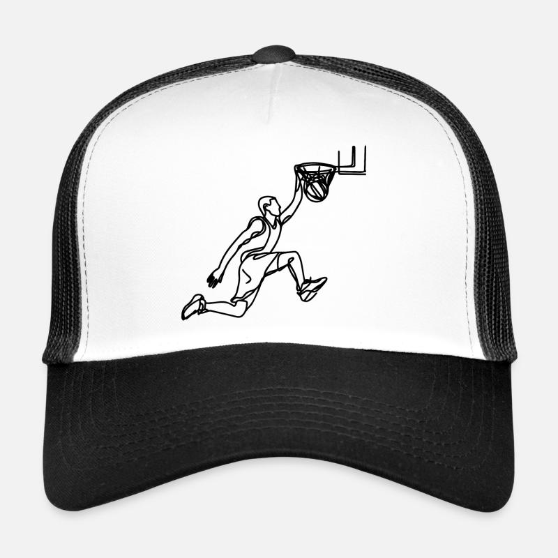 Basketball Illustration Trucker Cap