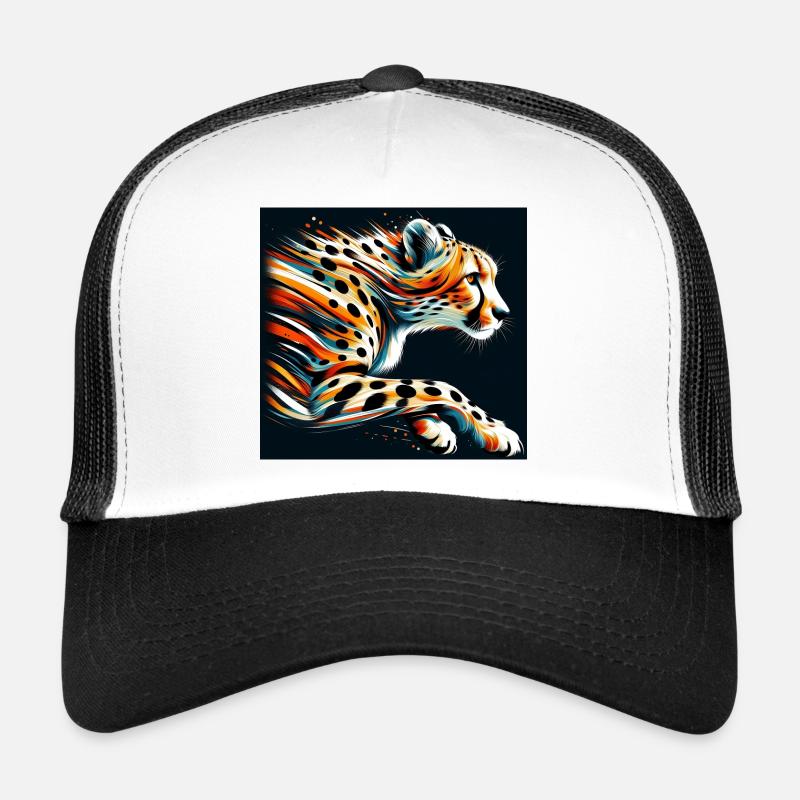Gepard - Trucker Cap - Weiß/Schwarz