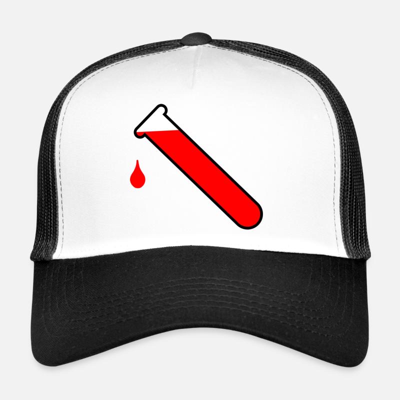 Blood test logo Trucker Cap