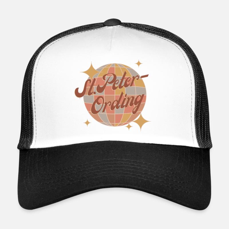 Sankt St. Peter-Ording design vintage rétro Casquette trucker 