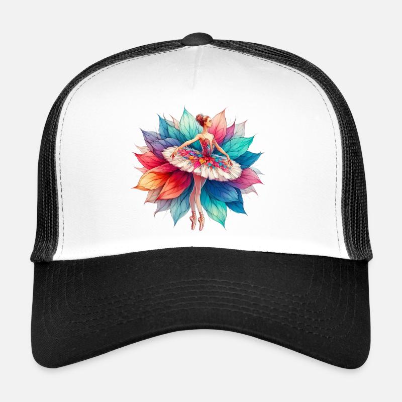 Danseuse de ballet avec tutu Casquette trucker 