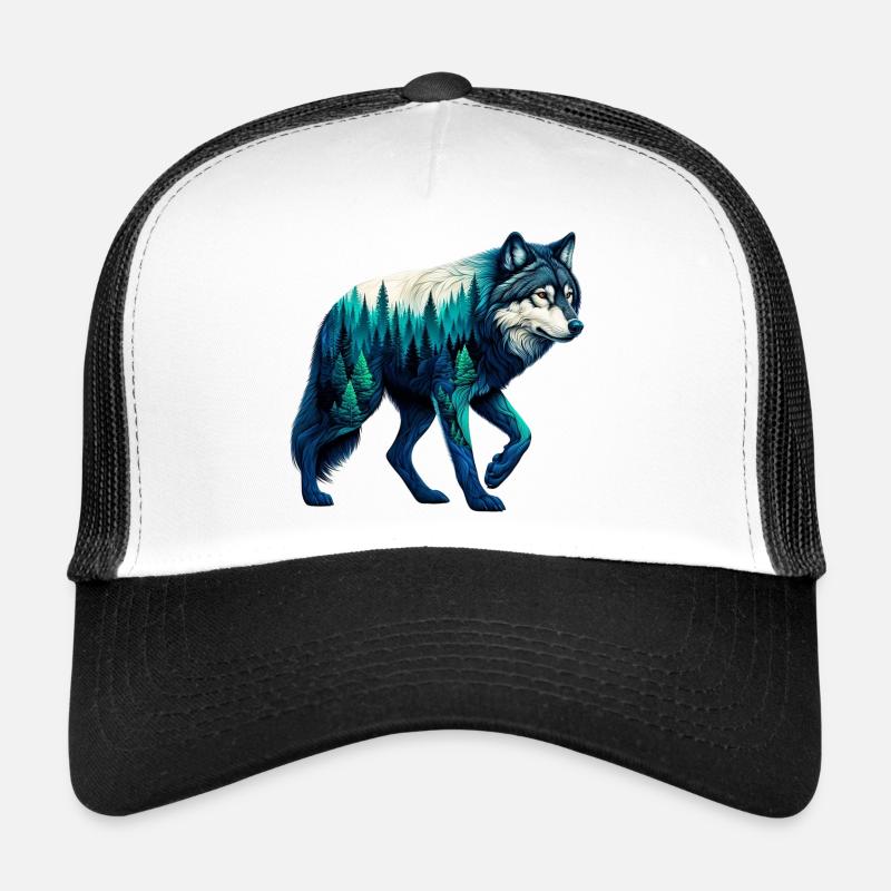 Wolf Trucker Cap