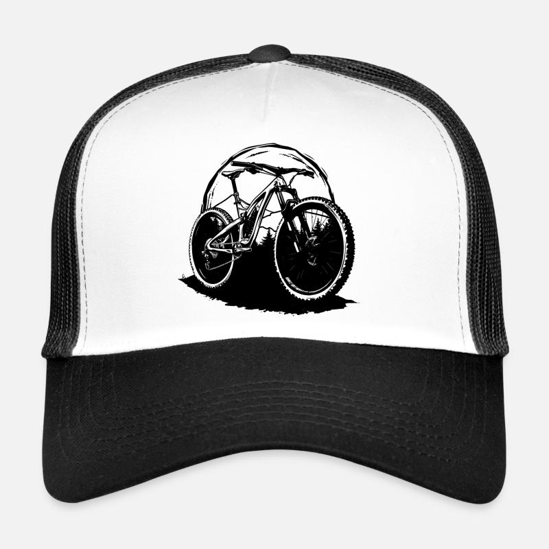 Dessin VTT Casquette trucker 