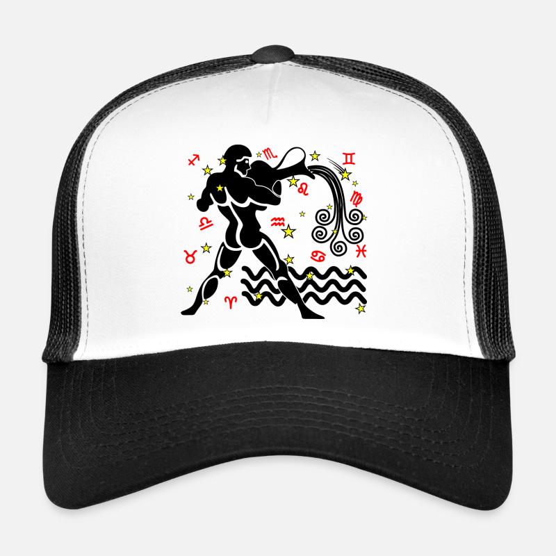 Sternzeichen Stern Logo Wassermann Trucker Cap