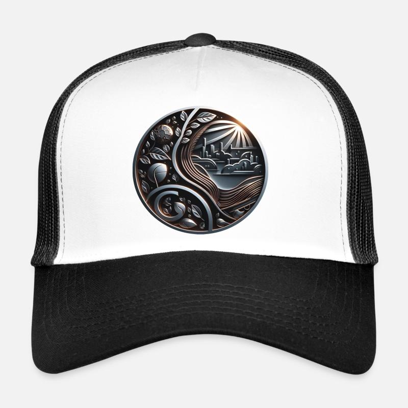 Rayon de soleil métallisé Casquette trucker 
