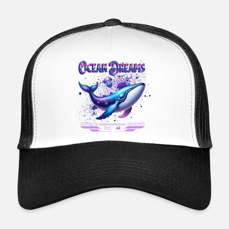Ocean Dreams Galactic Whale Trucker Cap