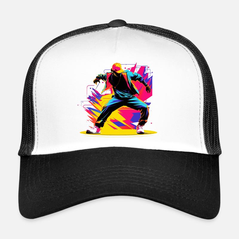 90er Farben Breakdancer Trucker Cap