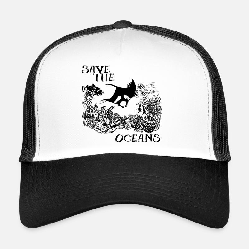 SAUVEZ LES OCÉANS Casquette trucker 