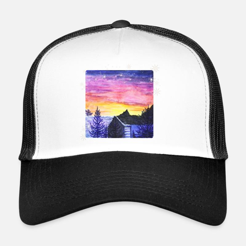WinterSonne - Sonja Ariel von Staden - Trucker Cap - Weiß/Schwarz