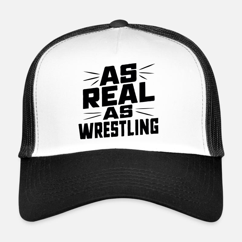 Aussi réel que la lutte Casquette trucker 