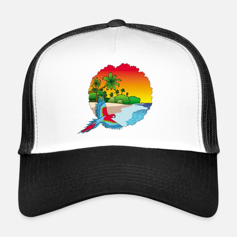 Retour au paradis Casquette trucker 