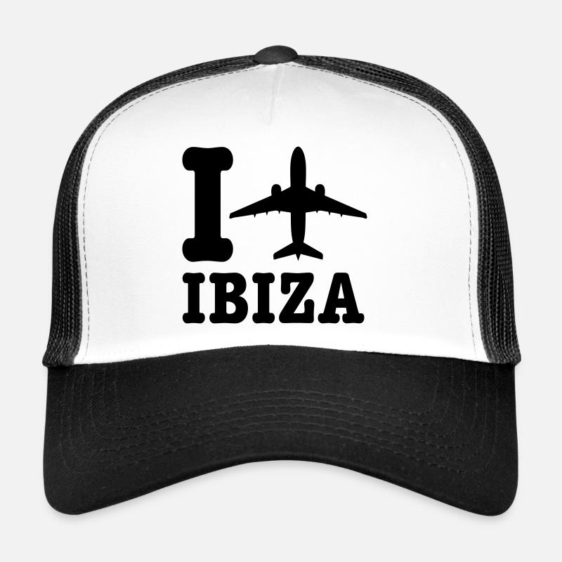 Ibiza Holidays - Trucker Cap - white/black