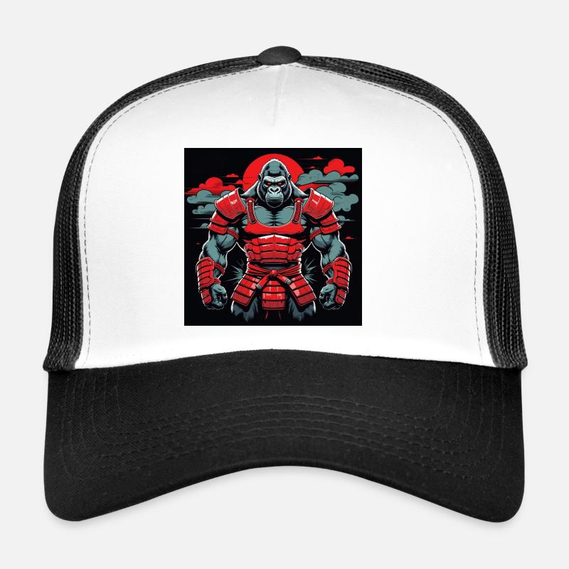 Primal Ronin – The Samurai Gorilla Trucker Cap