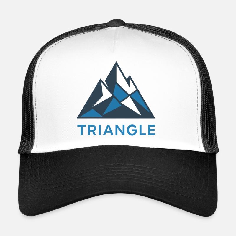 Geometrisches Bergmotiv mit Dreiecken Trucker Cap