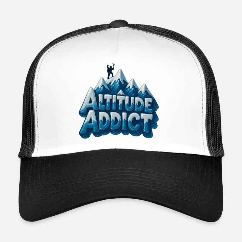 Altitude Addict - Trucker Cap - white/black