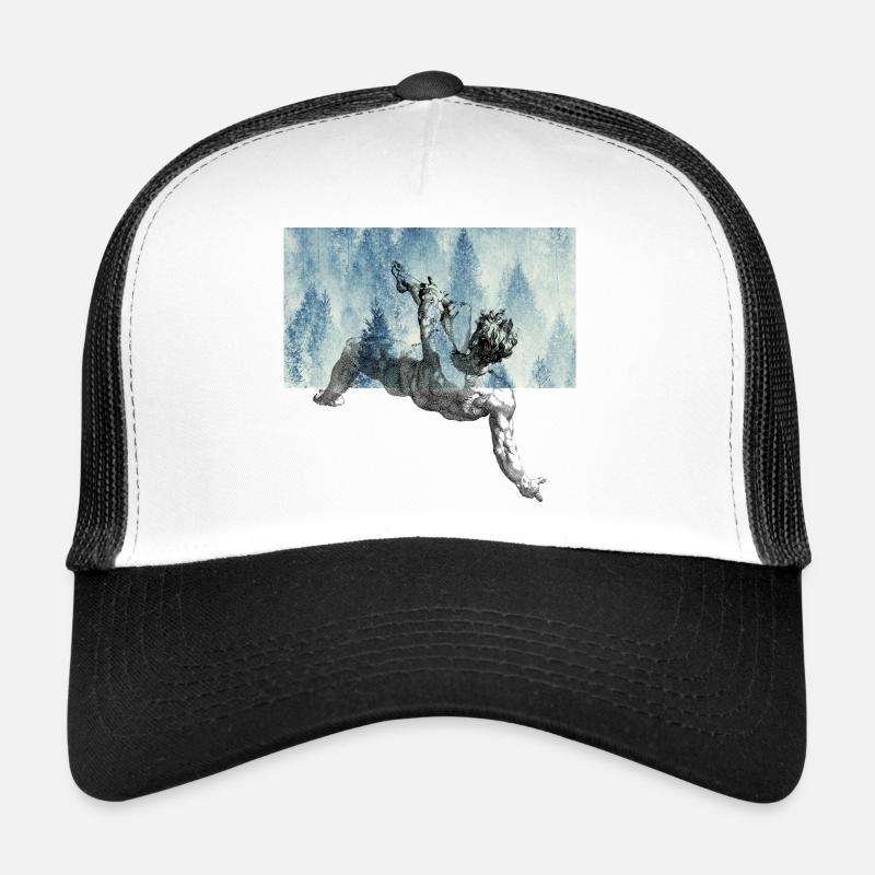Fall of the Majestic Icarus - Trucker Cap - white/black