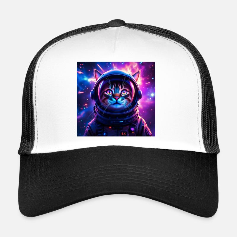 Space Cat Trucker Cap