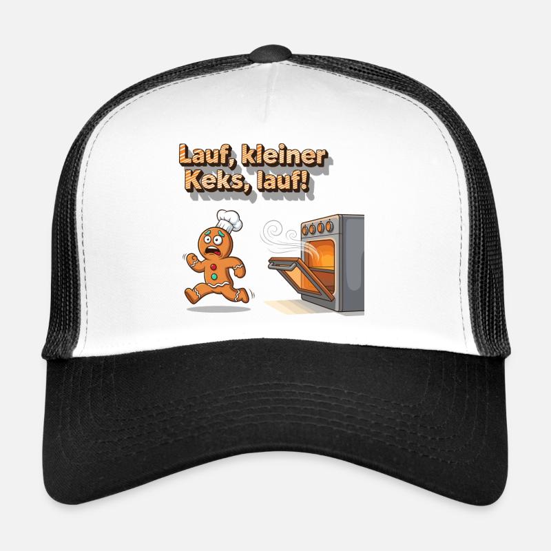 Cours, petit biscuit, cours ! Casquette trucker 