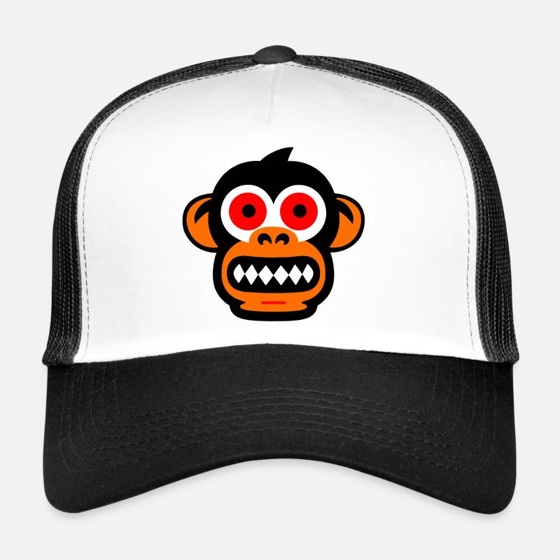 visage de singe Casquette trucker 