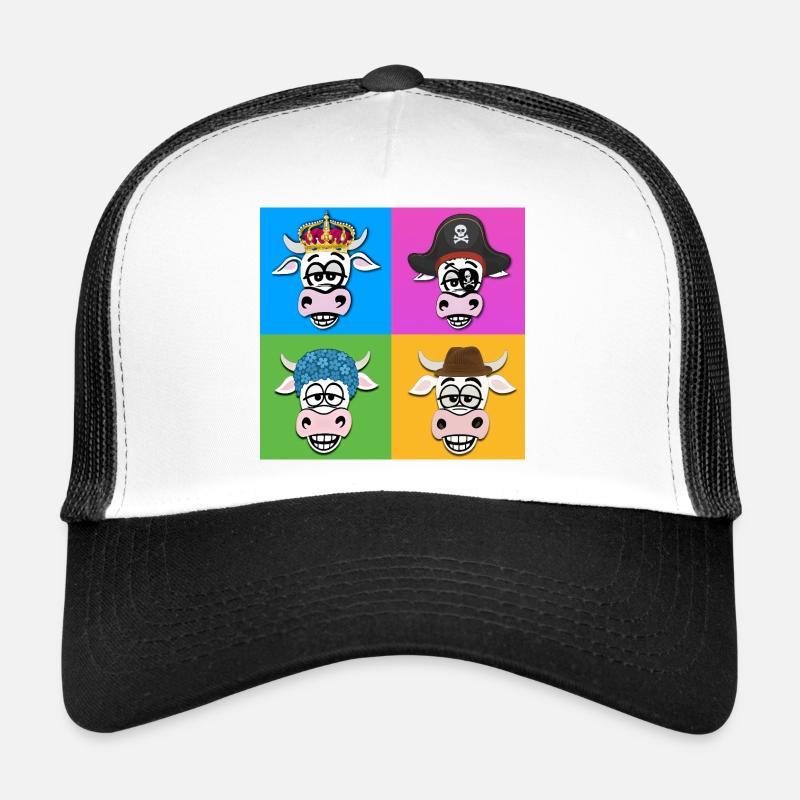 Cow Quartet Trucker Cap