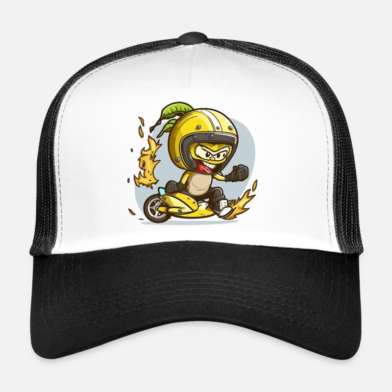 Yellow Ninja Motoaction - Trucker Cap - white/black