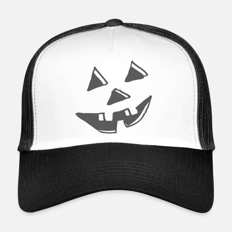 Halloween - Casquette trucker  - blanc/noir