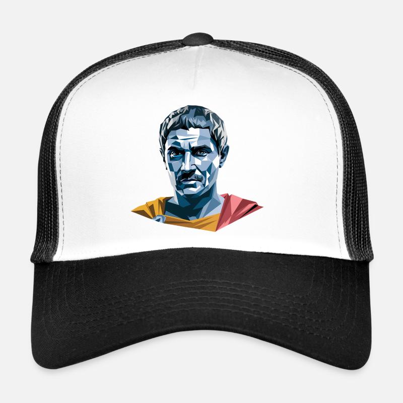 Caesar - Logo de l’histoire cool Casquette trucker 