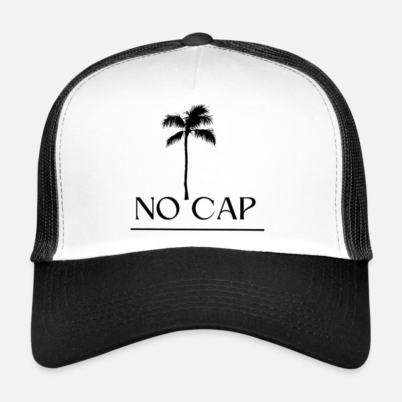 No Cap Design Trucker Cap