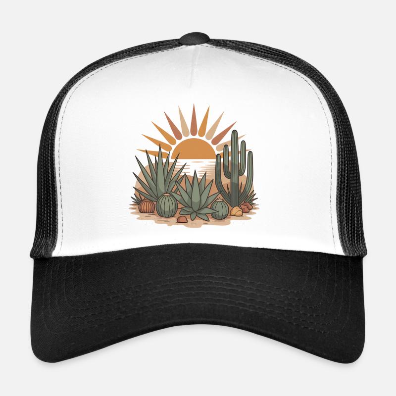 Cactus Boho Nature Casquette trucker 