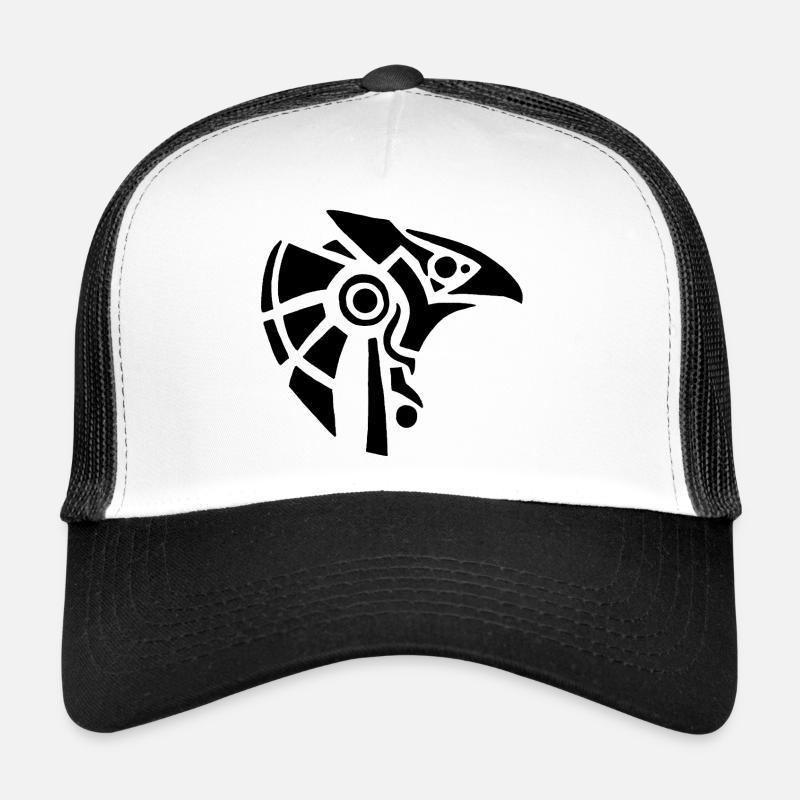 Dieu égyptien Horus (noir) Casquette trucker 