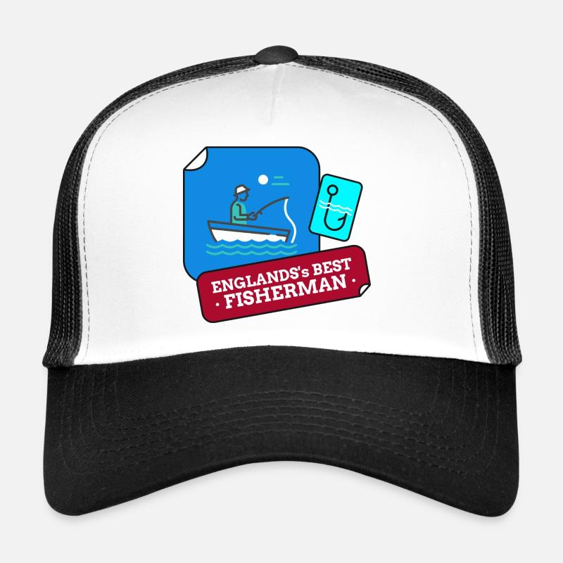 Le meilleur design de pêcheur d’Angleterre Casquette trucker 