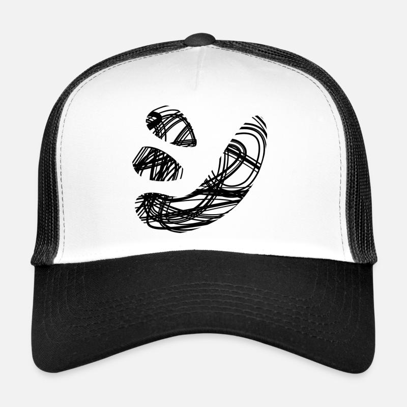 Japanese text 'シ' (shi) pattern Trucker Cap