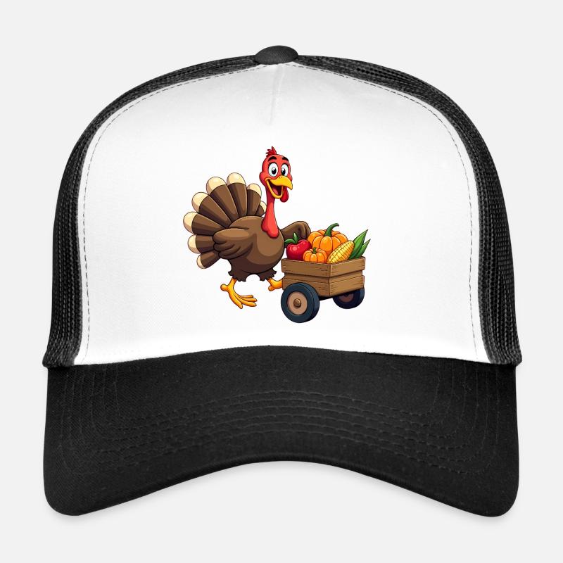 Thanksgiving Drôle Dinde de Thanksgiving Casquette trucker 