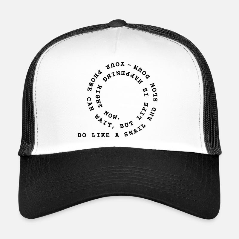 Fais comme un escargot Casquette trucker 