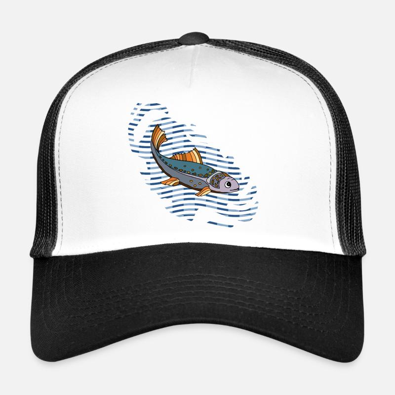 poisson Casquette trucker 