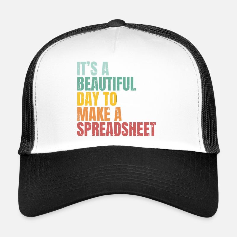 Belle journée pour la phrase de nerd sur table de calcul Casquette trucker 