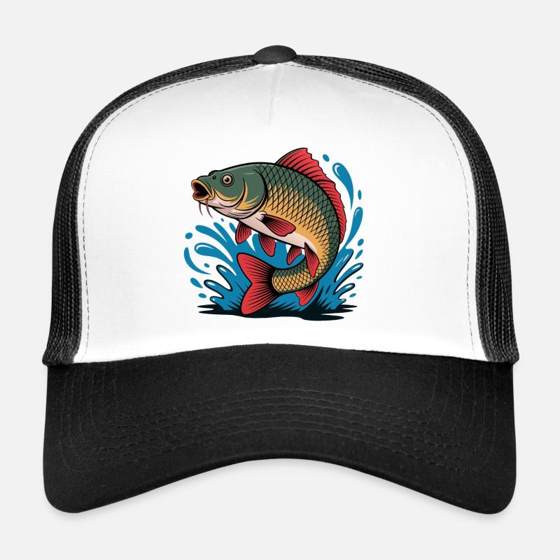 Jumping Carp Trucker Cap