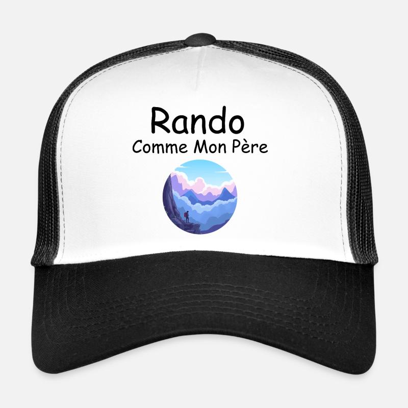 Wanderer auf der Himmlischen Klippe Rando Comme Mon Trucker Cap