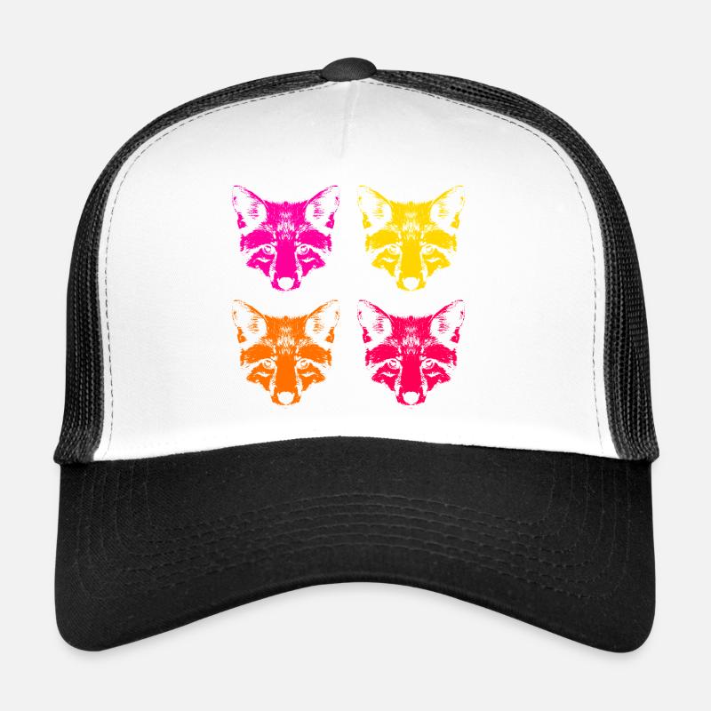 Renards de couleur Casquette trucker 