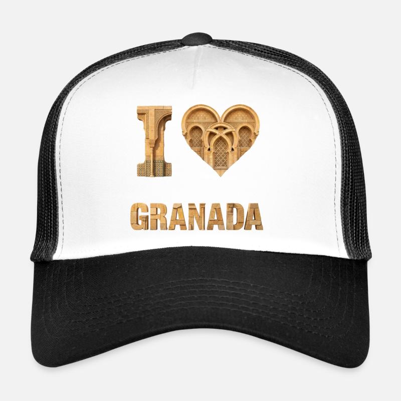 J’aime Granada – Cœur de l’Architecture Casquette trucker 