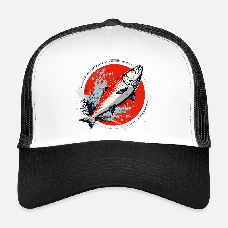Fisch Grafik Trucker Cap