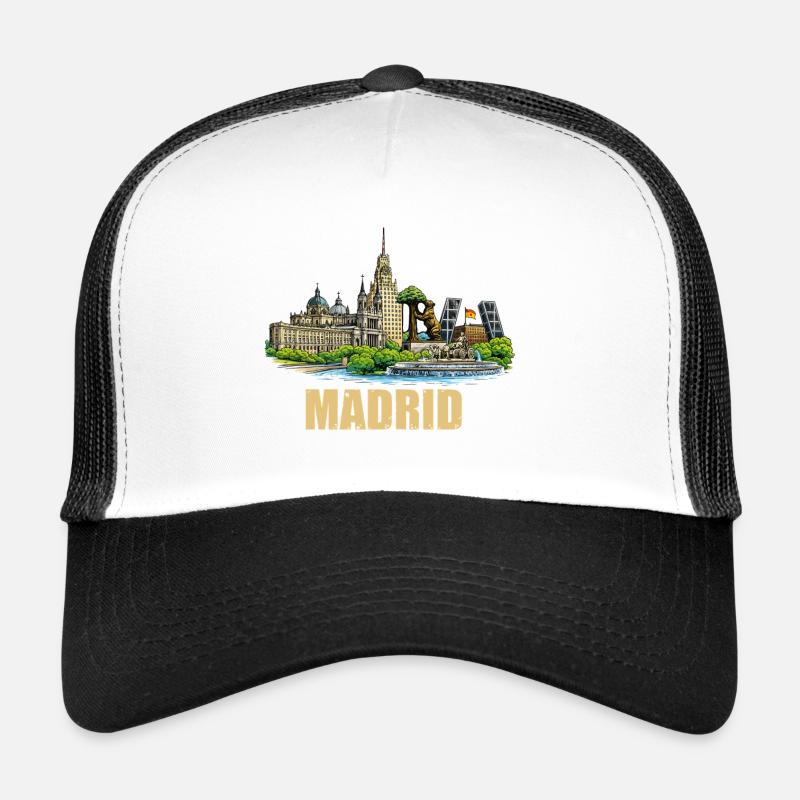 Madrid Skyline Trucker Cap