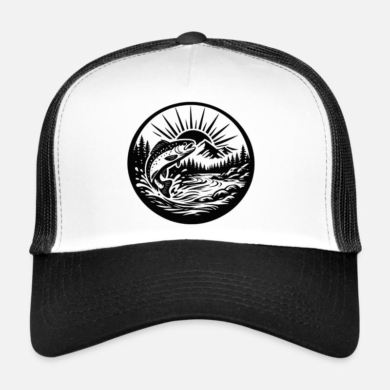 Truite – Faune nordique Casquette trucker 