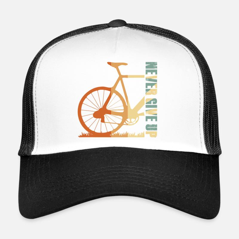 Fahrrad-Silhouette Gradient-Design Trucker Cap