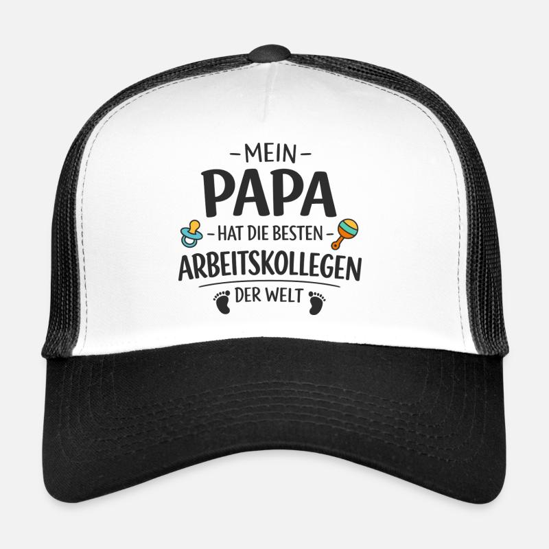 Cadeau de naissance de Papa Best Colleagues Casquette trucker 